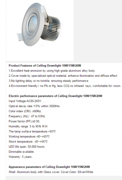 LED DownLighters