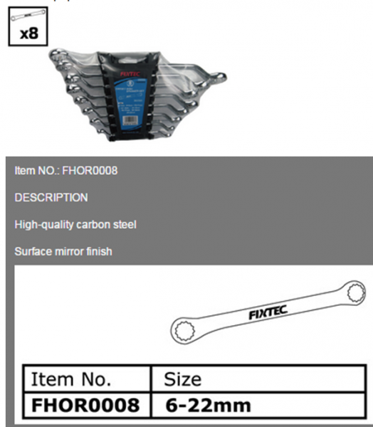 Hand Wrench Set