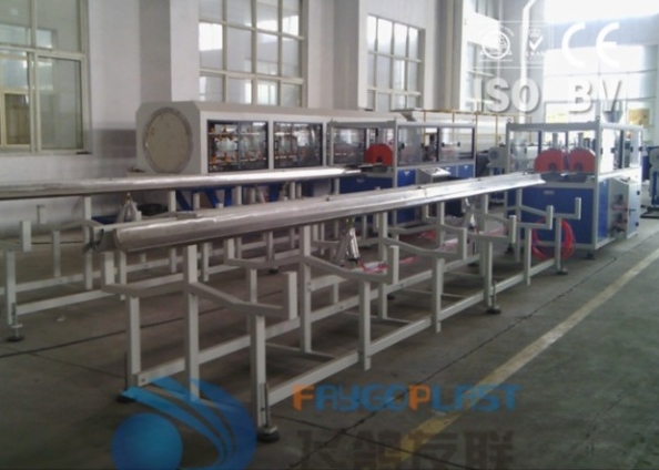 PVC Double Pipe Extrusion Line