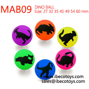 Dinosaur bouncing balls