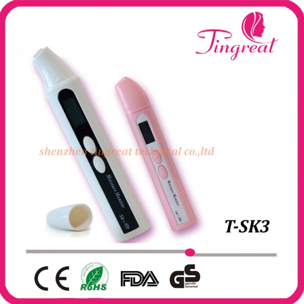 Digital skin moisture tester